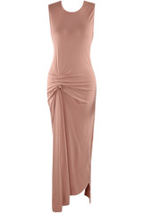 Ruched Detail Midi Dress