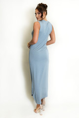 Ruched Detail Midi Dress