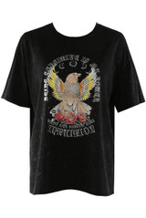 Acid Wash Printed T-Shirt