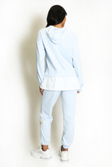 Layered Hoodie and Trouser Set