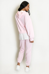 Layered Hoodie and Trouser Set