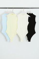 High Neck Sleeveless Bodysuit