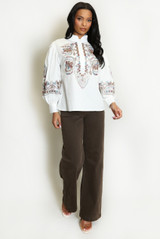 Ethnic Embroidered Blouse