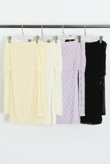 Lace Bardot Mini Dress