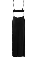 Satin Cut Out Maxi Dress