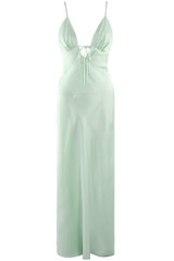 Satin Cut Out Maxi Dress