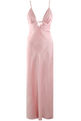 Satin Cut Out Maxi Dress
