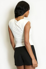 Sleeveless Top With Shoulder Buckle