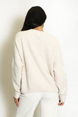 Lace Heart Motif Jumper