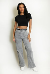 Marl Grey Sailor Jeans