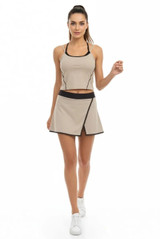 Active Sports Top and Wrap Skort Set