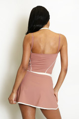 Active Sports Top and Wrap Skort Set