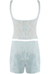 Floral Lace Corset Co-Ord Set(PRE ORDER)