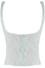 Floral Lace Corset Mesh Top(PRE ORDER)