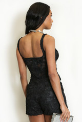 Floral Lace Corset Mesh Top(PRE ORDER)