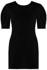 Puff Sleeves Mini Shift Dress