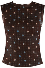 Polka Dots Lace Blouse