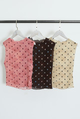 Polka Dots Lace Blouse