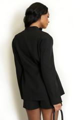 Pleated Waist Hourglass Blazer
