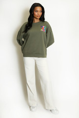 Now Or Never Slogan Sweatshirt