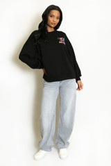 Now Or Never Slogan Sweatshirt