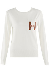 H Motif Long Sleeves Jumper