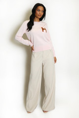 H Motif Long Sleeves Jumper