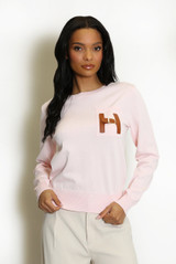 H Motif Long Sleeves Jumper