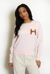 H Motif Long Sleeves Jumper