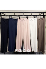 Tailored High Waist Wide Leg Trouser