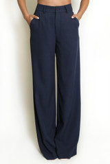 Tailored High Waist Wide Leg Trouser