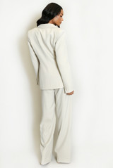 Tailored Blazer And Wide Leg Trouser