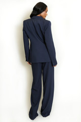 Tailored Blazer And Wide Leg Trouser
