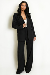 Tailored Blazer And Wide Leg Trouser