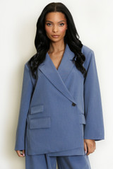 Oversized Boxy Tailored Blazer