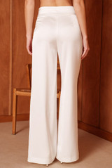 Tailored Satin Wide Leg Trouser
