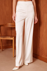 Tailored Satin Wide Leg Trouser