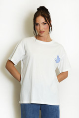 Love Heart Motif T-Shirt