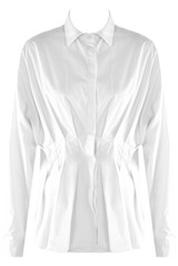 Pleated Fitted Blouse