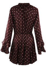 Polka Dots Chiffon Skater Dress