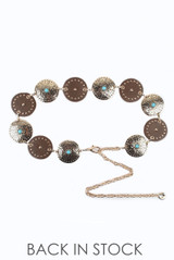 Circular Studded Chain Belt 