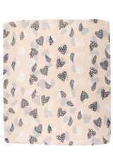 Leopard Heart Print Scarf 