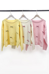 Mini Bow Soft Knit Jumper