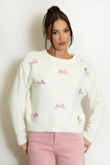 Mini Bow Soft Knit Jumper