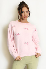 Mini Bow Soft Knit Jumper