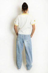 Embroidered Mini Lemon Short Sleeve Jumper