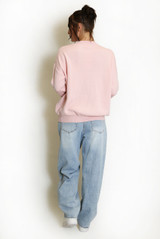 Diamante Padded Bow Jumper 