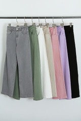 Denim Straight Leg Stretch Jeans