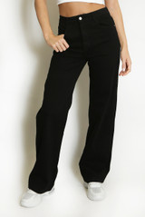 Denim Straight Leg Stretch Jeans