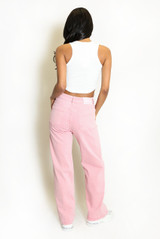 Denim Straight Leg Stretch Jeans